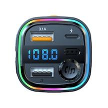 Artfulabode Verici Usb Ses Şarj Bluetooth Handsfree Çift Çalar C26 Araç Kiti