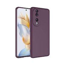 Huawei Honor 90 Kılıf Kadife İç Yüzey Yumuşak Dokulu Kamera Korumalı Kapak Mara