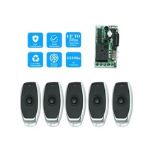 Novahub 433 Mhz Dc 12 V Evrensel Rf Uzaktan Kumanda Anahtarı Röle Alıcı Modülü Mini 1ch Kablosuz Kontrol 5
