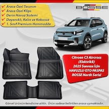Citroen C3 Aircross Elektrikli Paspas Araca Özel Paspas 2025 Sonrası Derin Havuzlu Paspas Serisi