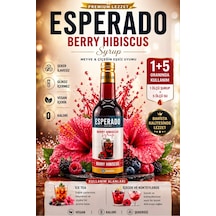 Berry Hibiskus Şekersiz Meyve Kokteyli Konsantresi 750 Ml - 1:5