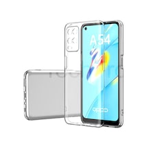 Oppo A54 4g Kılıf Kamera Korumalı Kılıf Esnek Ve Şeffaf Tpu Silikon Kapak
