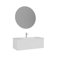 Orka Olbia 100 Cm Mat Beyaz Banyo Dolabı Takımı Beyaz