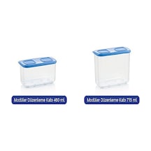 Tupperware Modüler Düzenleme Kabı 460 Ml -714 Ml Esc Çok Renkli