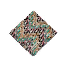 Cacharel İpek Eşarp Twill - 9050313-971 Krem Yeşil Somon Krem Yeşil Somon