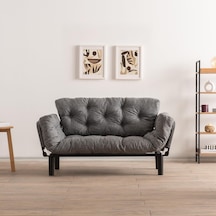 Pafu Nitta İkili Kanepe Keten Açık Gri Açık Gri