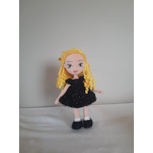 Amigurumi Sarı Saçlı Kız Oyuncak