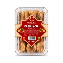 Ufresh Kuru İncir Şeffaf Kapaklı Kap 500 G