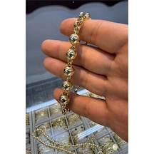 Toplu Bileklik Gold Renk Altın