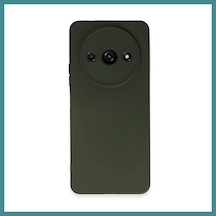Trendexa Redmi A3 4g Uyumlu Kılıf Nano İçi Kadife Silikon - Koyu Yeşil Mac