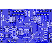 200 Watt Subwoofer Amfi Devresi Tda7294 Mavi