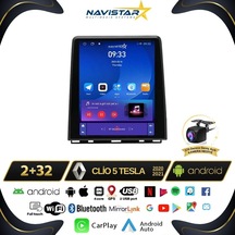 Renault Clio5 2020-2021 Tesla Model 2gb + 32gb Kablosuz Carplay