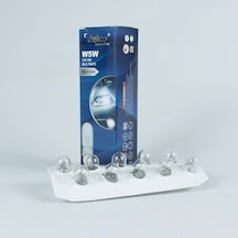 Delco U.s.a W5w Dipsiz Ampul T10 Halogen 12 Volt 10 Adet