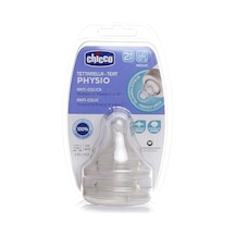 Chicco Wellbeing Biberon Emziği 2 Ay+ Orta Akış 2'li 2 Adet