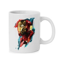 Iron Man Demir Adam Baskılı Kupa Bardak Beyaz