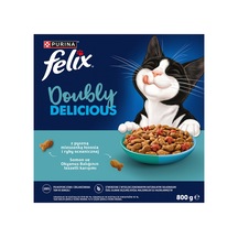 Felix Doubly Delicious Çifte Lezzet Balıklı 800 G - 7 Adet Tarı