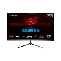 Raydın Mm24rfa-240hz, 23.6&quot , 1ms, 240hz, Full Hd, Hdmı, Dp, Hoparlör, Va Led, R1650 Curved, Frameless, Freesync Gaming Monitör