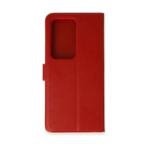 Samsung Galaxy S20 Ultra Uyumlu Trend S Plus Kapaklı Kılıf - Kırmızı