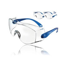 Dräger X-pect 8120 Emniyet Gözlüğü Gözlük Takıcılar İçin Ayarlanabilir Gözlük İnşaat Alanları, Labora