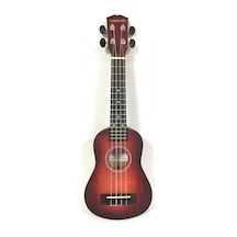 Cremonia Au-H01A-21Rd Soprano Ukulele Mat Kırmızı