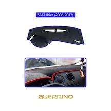 Seat Ibiza 2008-2017 Torpido Koruma Halısı Mavi Kenar