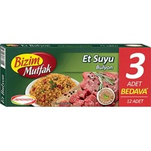 Bizim Mutfak Et Suyu Bulyon 3 x 120 G