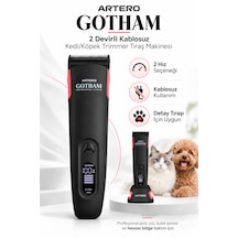 Artero Gotham 2 Devirli Kablosuz Kedi/köpek Trimmer Tıraş Makinesi