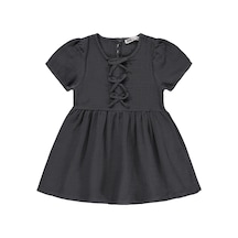 Civil Girls Fiyonklu 2 -5 Yaş Elbise  - Gri 26395356126S1