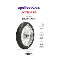 Apollo Actizip R5 140/70-17 Tubeless Arka Motosiklet Lastiği