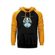 Breaking Benjamin Dear Agony Sarı Renk Reglan Kol Kapşonlu Sweatshirt Sarı