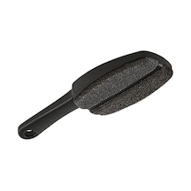 Tiftik Tozu Evcil Hayvan Tüy Alma İçin Giysi Fırçası Koyu Gri Çift Kadife Pedler, Ergonomik Sap, Kolay Temizleme, Sol Veya Sağ El Kullanımı