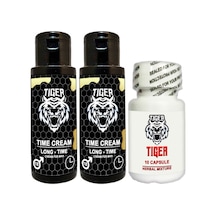 Tiger : Erkeklere Özel Red Ginsengli Tongkatlı Set 2 Ad. 60 Ml Krem + 1 Ad. Tiger 10lu Caps