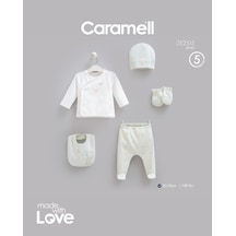 Caramell Teddy Bear 5'li Hastane Çıkışı Zıbın Seti Yeşil renkli