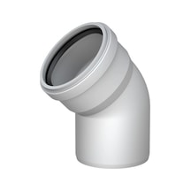 Mey İthalat Pvc Atık Su Borusu 45 Derece 50 Mm 10 Adet Diğer