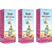 Ocean Balık Yağı Şurup Karışık Meyve Aromalı 150 ML 3 Adet
