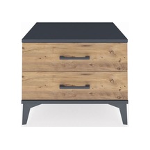 Hyperion Komodin 2 Çekmeceli 60x44x48 Antrasit-çam Antrasit