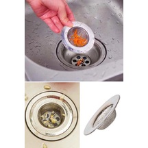 Paslanmaz Çelik Mutfak Lavabo Süzgeci 1 Adet 7 Cm Paslanmaz Çelik Diğer