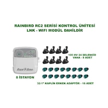 Rainbird Rc2-8 İstasyon İç Mekan Kontrol Ünitesi 100 Hv Selenoid Vanalı Set