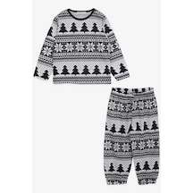 Breeze Erkek Bebek Pijama Takımı Çam Ağacı Desenli 9 Ay-3 Yaş, Karışık Renk