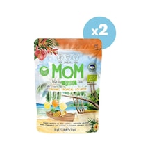 MOM 2'li Organik Tropikal Lolipop Ananas, Muz, Mango