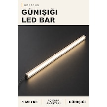 Onerous 1 M Günışığı Led Bar, Anahtarlı Onr-833607852 Beyaz