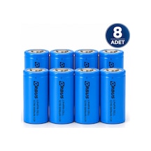 Orbus 32700 Lifepo4 Şarj Edilebilir Pil - 8 Adet
