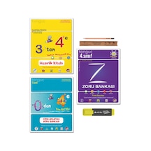 Tonguç 4. Sınıf 3 ten 4 e Hazırlık Tekrar Seti - Zoru Bankası Tüm Dersler Set 3 Kitap