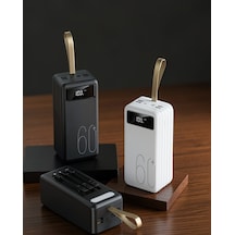 Powerbank 60.000 Mah Dijital Göstergeli 4 Portlu Ucz60000powerbank2 Çok Renkli