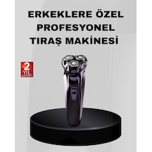 Profesyonel Şarjlı Tıraş Makinesi Ayarlanabilir Başlıklı Kablosuz 5 Dk Hızlı Şarj