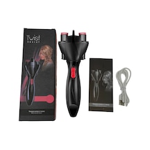 Elektrikli Saç Braider Diy Otomatik Saç Braider Taşınabilir Siyah