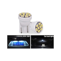 4 Adet Beyaz Renk - Mini Dipsiz Led Ampul T10 - Her Araca Uyar