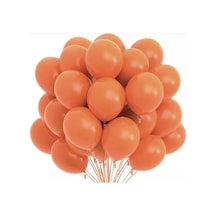 Turuncu 12 Inç Pastel Balon 10 Lu Turuncu Turuncu