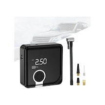 Oto Kompresör Şarjlı Taşınabilir Powerbank El Fenerli Araç Lastik Şişirme Pompası Flaşör Göstergeli - 872846373