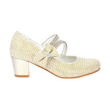 Kiko Kids Kiko 750 Çupra Günlük Kız Çocuk 4 Cm Topuk Babet Ayakkabı